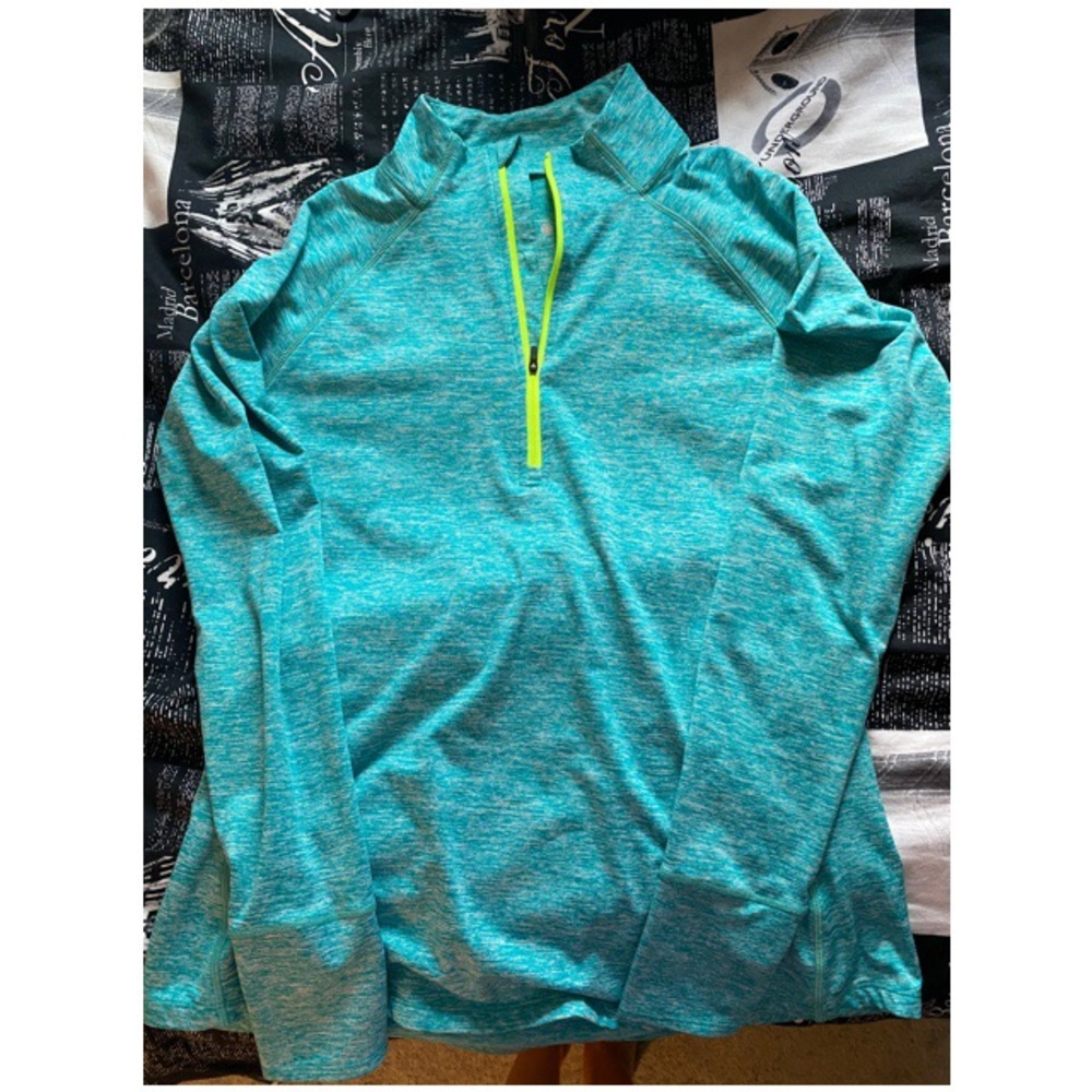 Tangerine half zip